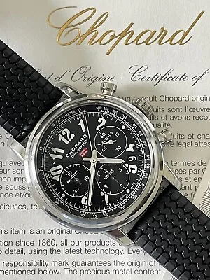£4000 • Buy Chopard Mille Miglia Chronograph 42mm Black Dial Ref. 168589-300