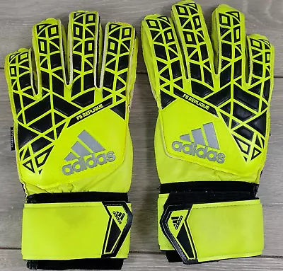 Adidas FS Repliques Football Gloves Goalkeeper Size 9 Fingersafe Volt  • £19.99