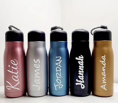 £12.99 • Buy Durable 420ml Stainless Steel Insulated Flask Water Bottle With Personalization