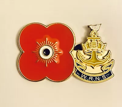 £5.99 • Buy Women’s Royal Navy Service WRNS Brooch - Remembrance