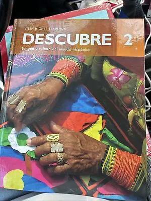Descubre 2 Lengua Y Cultura Del Mundo Hispanico C.2022 9781543331233 154... • $17.50