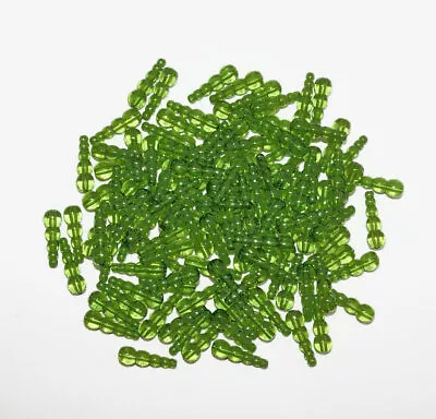 Olive Green Stack Beads Fishing Lure Components Crafts (50pc) • $3.49