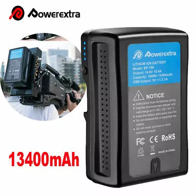 $123.99 • Buy 190W 13400mAh V Mount Li-ion Battery For Sony Camcorder ARRI / RED Series Camera