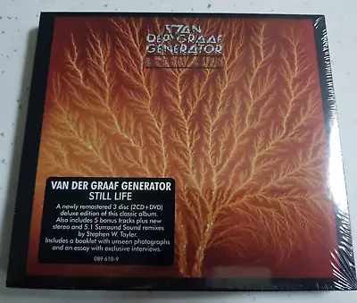 Van Der Graaf Generator  - Still Life Deluxe  -  2 X CD / 1 DVD  -  New & Sealed • £8.99