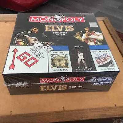 NEW & SEALED Monopoly Elvis Presley Collectors Edition Parker Brothers Game 2003 • $38