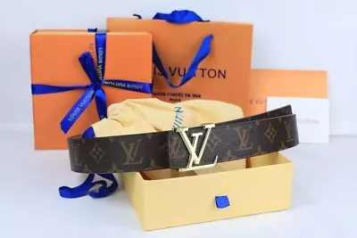 Men Genuine Classic LOUlS VUITTONS Belt 120cm #31 • £59.99