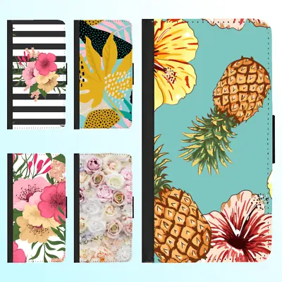 $15.99 • Buy For IPhone 14 Pro Max 13 12 11 SE Leather Flip Wallet Case Cute Flower VI Cover