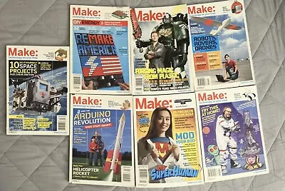 MAKE:  7 Magazine Lot-#20291924182532- Technology On Your Time. Used.VG. • $25