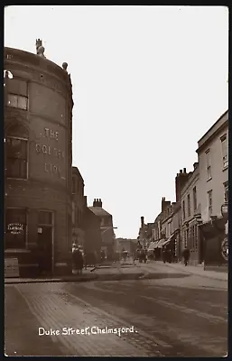 £20 • Buy Rare Early Real Photo Postcard The Golden Lion-duke Street-chelmsford Essex