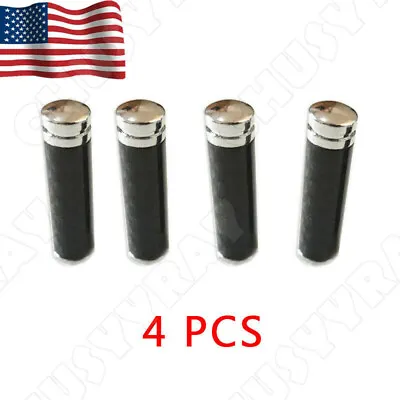 4X Real Carbon Fibre Universal Auto Truck Interior Door Lock Knob Pull Pin Car • $23.99