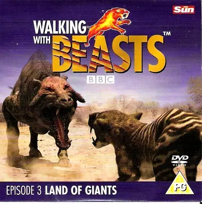 Walking With Beasts = Episodes 3  = Promo =vgc Cert Pg • £1.69