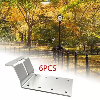 6x T Post Brackets Metal Corner Brace For Garden Birdhouses Plywood Install • $44.32