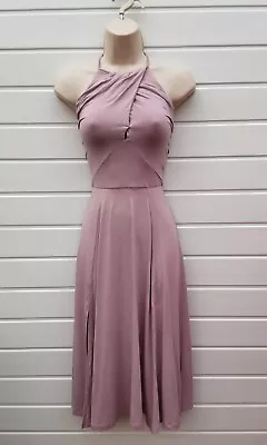 Rockabilly Dressfit N Flarehalterneck50's60's70's Vintage Stylesize 4nwts • £5.99