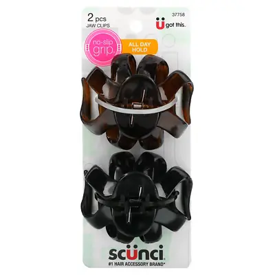Scunci - No Slip Grip - Jaw Clips - Octopus Claw - 2 Pieces - New Stock • £8.65