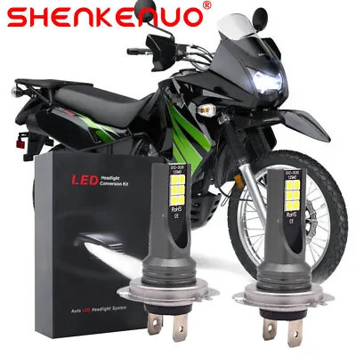 For Kawasaki KLR650 LED Bulbs 2008 2009 2010 2011-2018 6000K Headlight Light CG • $21.24