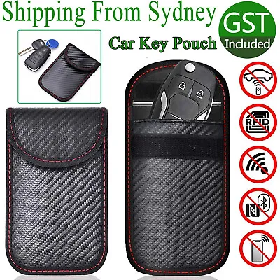 $5.99 • Buy Car Key Signal Blocker Case Faraday Cage Fob Pouch Keyless RFID Blocking Bag AU