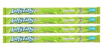 4x Laffy Taffy Sour Apple Flavour Ropes American Sweets 22.9g Formally Wonka • £5.99