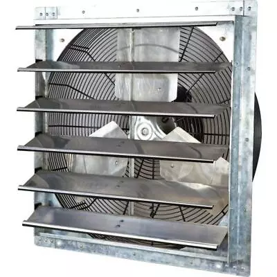 4244 CFM Silver Electric Powered Gable Mount Shutter Fan/Vent • $267.59