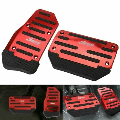 $11.99 • Buy [RED] Non-Slip Automatic Gas Brake Foot Pedal Pad Cover Car Accessories Parts