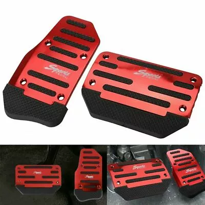 [RED] Non-Slip Automatic Gas Brake Foot Pedal Pad Cover Car Accessories Parts • $11.99