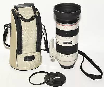 Canon EF 70-200mm F/2.8 L USM Professional Zoom Lens With Caps And Filter • £429