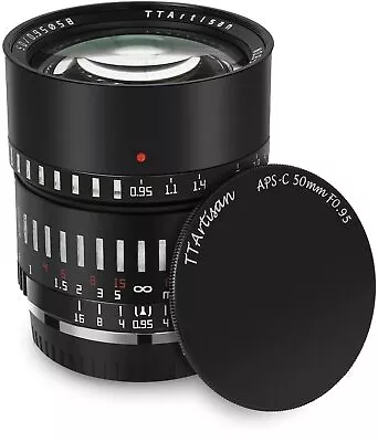 $329.99 • Buy TTartisan 50mm F0.95 Portrait Manual Lens For APS-C Sony E-Mount NEX-7 A6000