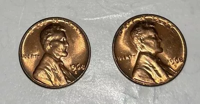 US Coins   1968-S(2 Coins) Lincoln Cent BU • $1.50