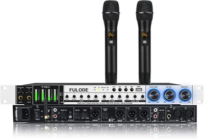 $31 • Buy FULODE FX8 III Professional KTV Digital Pre-Stage Effector One-Button Anti-Howl