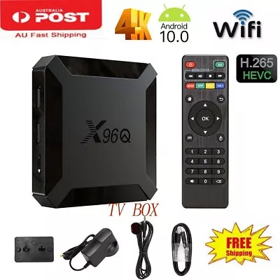 Smart TV Box X96Q HD Android 10.0 UHD 4K Wifi 2GB+16GB Media Player Set Top Box • $41.99