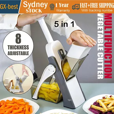 5 In 1 Vegetable Slicer Multifunctional Kitchen Chopping Artifact Food Chopper • $15.88