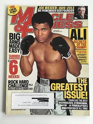 Muscle & Fitness Magazine June 2013 Muhammad Ali The Greatest Of All Time • $12.99