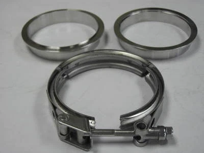 $35 • Buy 2.75  Inch Stainless #304 V-Band V Band QUICK RELEASE Clamp + Male Fmale Flang  