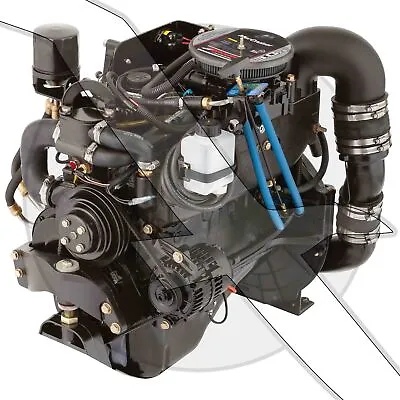3.0L Mercruiser Engine TKS Alpha Complete 135hp Sterndrive Motor • $7495.99