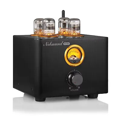 Nobsound B100 HiFi Bluetooth 5.0 Tube Amplifier USB DAC COAX/OPT Stereo Amp • £159.99