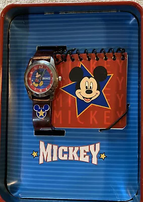 Mickey Mouse Child Watch With Booklet And TIN Open Box • $12.99