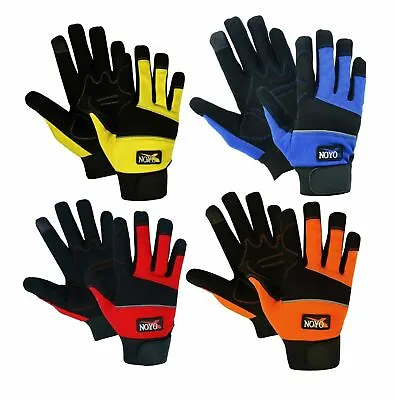 Mechanics Work Gloves Washable Safety Hand Protection Heavy Gardening Duty  • $10.99