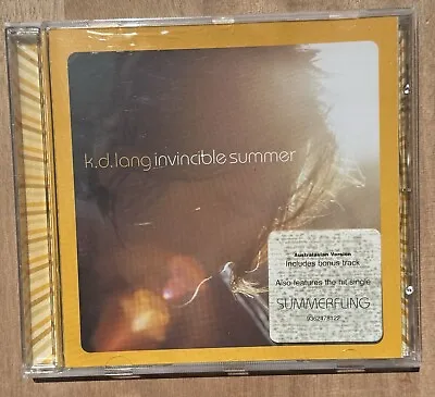 K.d. Lang Invisible Summer Album (CD 2000) Bonus Track Warner Bros Like New FP • $6