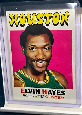 AUTHENTIC Elvin Hayes 1972-73 Topps #120 Rockets Portrait VINTAGE Card • $1.99