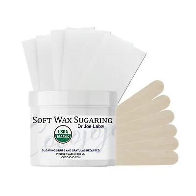 Organic Sugaring Brazilian Hair Removal Wax Kit Usda Certified Bikini Summer 8oz • $17.99