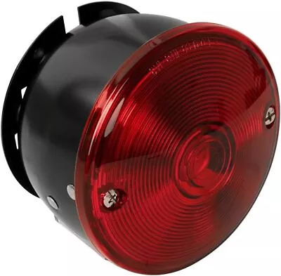 Universal Mount Trailer Round Light RV Stop Tail Turn Lamp Lighting 3-7/8  Red • $16.63