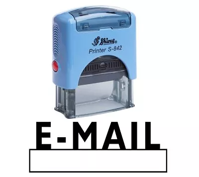 E-Mail Self Inking Rubber Stamp Office Stationary Custom Shiny Stamp • $16.77