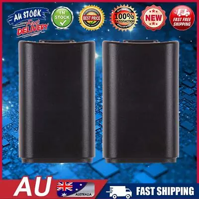 2pcs Battery Back Covers Holders Shells Black For Xbox 360 Wireless Controller O • $8.49