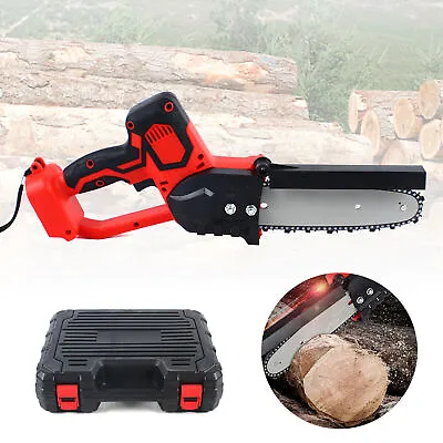 8  Cordless Electric Chainsaw Handheld Mini Small Wood Cutter Tool One Hand Saw • $29.45