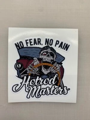 $3.73 • Buy Motorcycle Skull Sticker Harley Davidson Style Tank Helmet Pannier Decal HOTROD