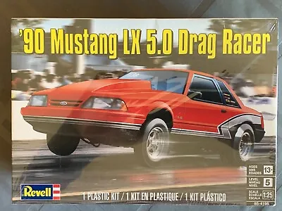 Revell 90 Mustang LX 5.0 Drag Racer New Sealed Box 1/25 Scale Model Kit 85-4195 • $25