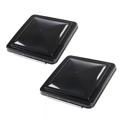 2Pcs 14 X14  RV Replacement Roof Vent Cover Black Camper (Trailer) Vent Cover • $17.90