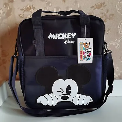 Disney Land Mickey Mouse Messenger Bag Handbag Backpack Durable Casual Trip Bag • $18.50