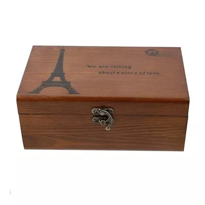 Sewing Kit Box Needle Thread Storage Case Sewing  Storage Case Wooden Box • $27.47