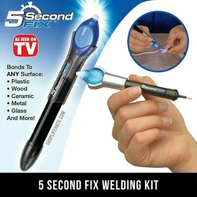 £3.65 • Buy Pen Tool UV Light Fix Liquid 5 Seconds Plastic Welding Compound Glue Repair New 