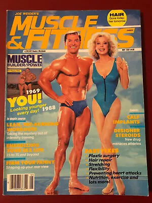 MUSCLE & FITNESS 1988 May Vol.49 #5 Larry Scott Betty Weider Cover! Joe Weider! • $58.14